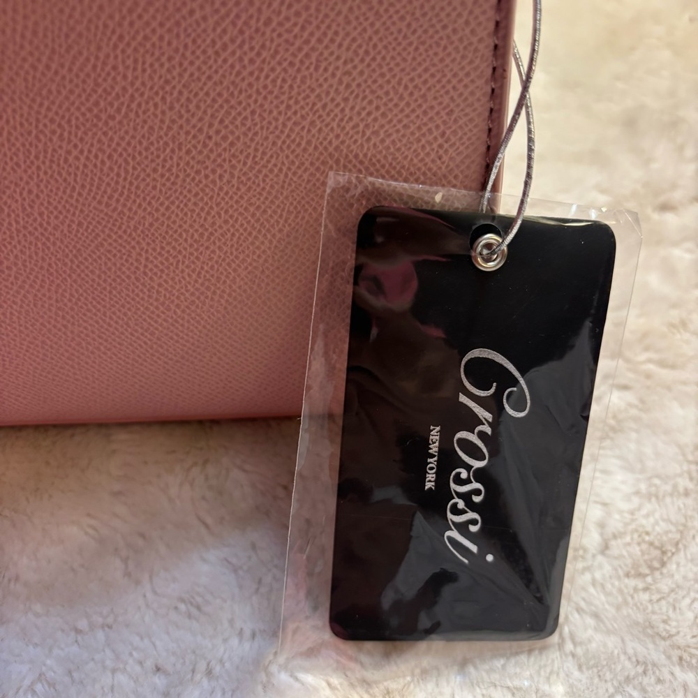 NWT Grossi New York Crossbody Bag Barbie Pink Faux Leather Gold Hardware NEW - Picture 10 of 15